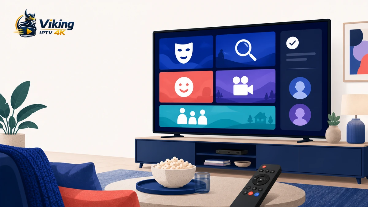 Bästa serier streama med tv, genreval, profiler, fjärrkontroll och bevakningslista