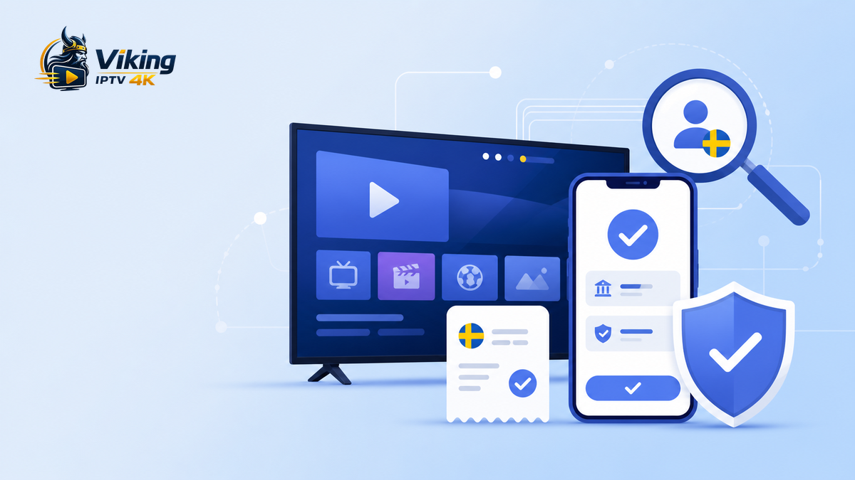 Betala IPTV med Swish säkert med tv, mobilbetalning, mottagarkontroll, kvitto och skydd