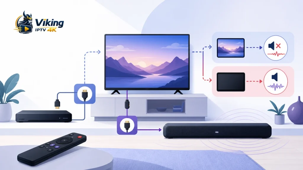 IPTV inget ljud med tv, soundbar, HDMI, högtalare, fjärrkontroll och stegvis ljudfelsökning