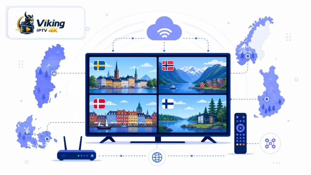 IPTV Norden jämförelse mellan Sverige, Norge, Danmark och Finland