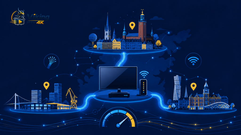IPTV Stockholm Göteborg Malmö med stadsnät, tv, fiber, wifi och hastighetsmätare
