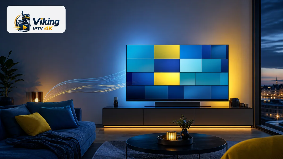 Svenska kanaler via IPTV på en modern Smart TV